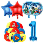 Decoración de cumpleaños de Superman – Kit de fiesta infantil de 1 año