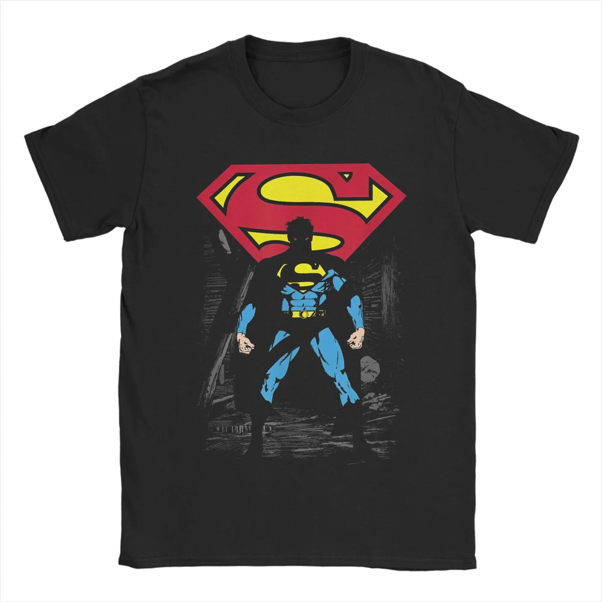 12 / 6XL T-Shirt Superman - Full Body Comics Noir