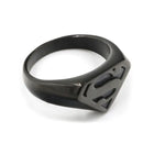 Anillo de Superman – Logo negro icónico