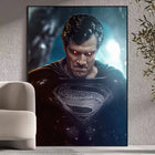 Póster Superman – Mirada Oscura y Poder Interior
