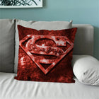 Cojín Superman Rojo – Logotipo Texturizado Rojo