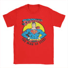 Camiseta Superman - The Man of Steel Vintage Roja