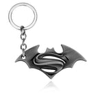 Llavero Batman x Superman – Plata Logo Fusion DC Comics