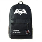 Mochila Superman x Batman – Logo Blanco DC Comics