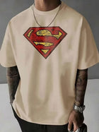 Camiseta Superman – Logotipo Retro Vintage Oversize