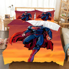 Ropa de Cama Superman – Diseño de Superhéroe Comic Atardecer