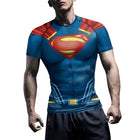 Camiseta de compresión de Superman – Estilo Superhéroe