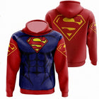 Sudadera con Capucha de Superman – Logo Icónico Realista