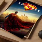 Póster Superman 2025 – Frente a Metrópolis