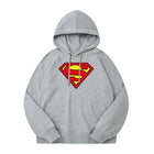 Sudadera con capucha de Superman – Logo clásico gris