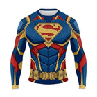 Camiseta de compresión Superman - Logo Dorado
