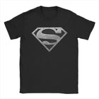 Camiseta Superman - Logo Metal Plateado
