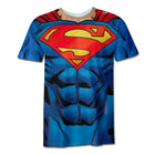 Camiseta Superman – Deporte Superman Transpirable Efecto Disfraz