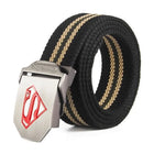 Cinturón Superman – Negro Rayas Beige DC Comics