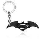 Llavero Superman Batman - Logo "S" Metal Negro DC Comics