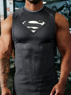 Camiseta sin mangas Superman - Compresión prémium de héroe