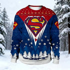 Sudadera de Superman – Diseño de Invierno Festivo