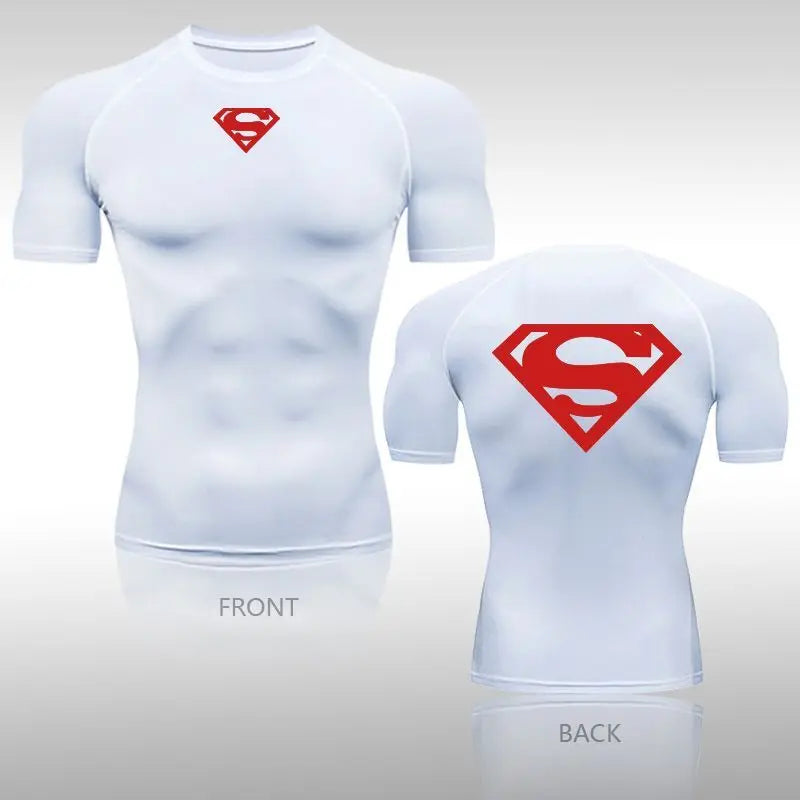 S / TXO72743 T-shirt Superman Compression - Unique Logo Simple Kent