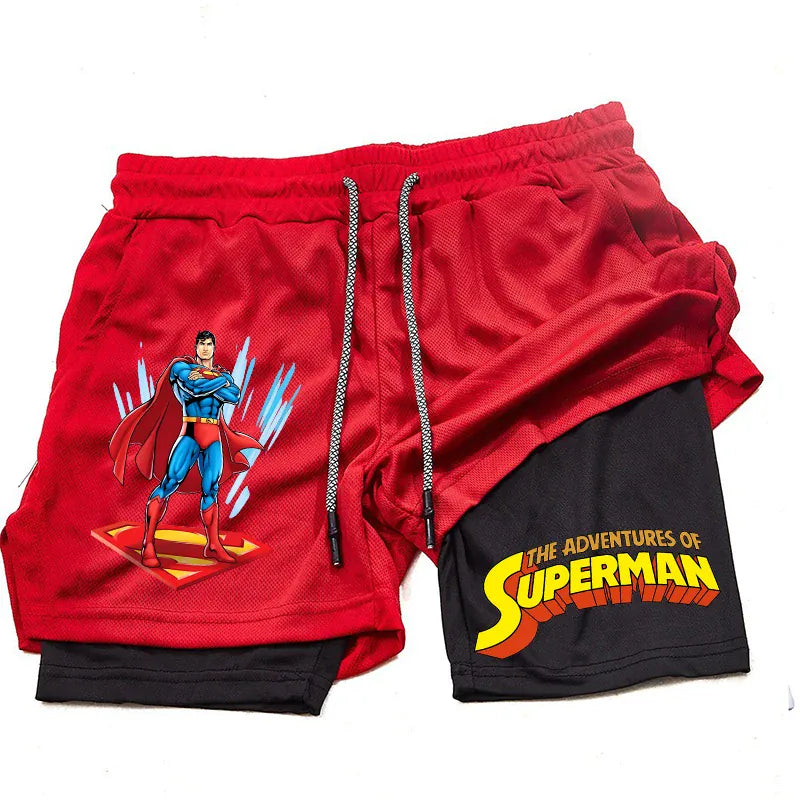 Short Superman 2-en-1 – Debout sur le Logo