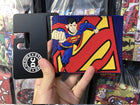 Billetera de Superman – Ilustración de cómics Héroes en acción