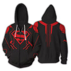 Sudadera con Capucha de Superman – Cremallera Estilo Héroe