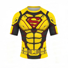 Camiseta de compresión Superman - Amarillo DC