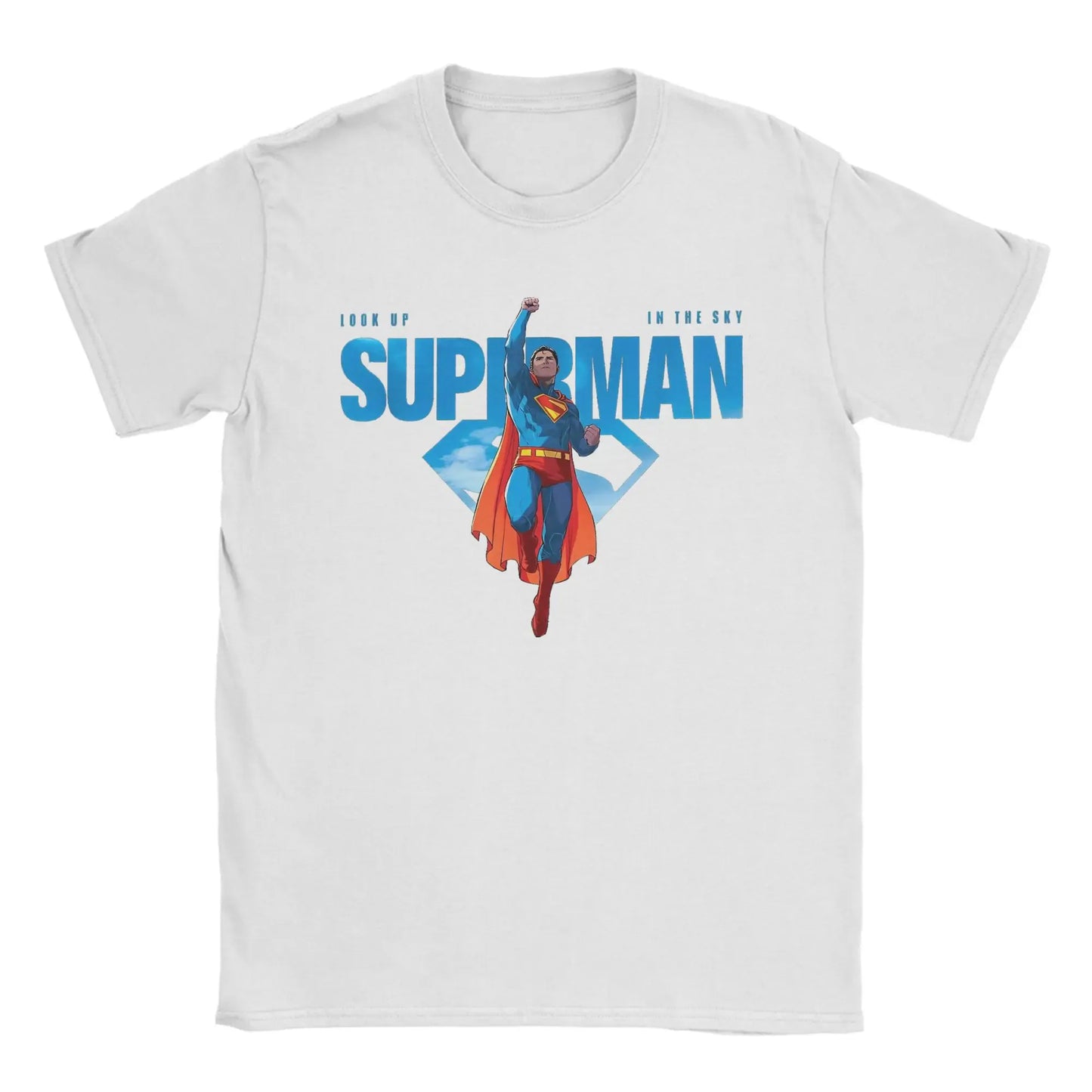 T-Shirt Superman - Flying Vintage Noir