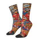 Calcetín de Superman - Estilo Cómic Pop Art