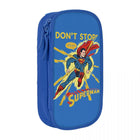 Estuche de Superman – Estilo Cómic Retro "Don't Stop"